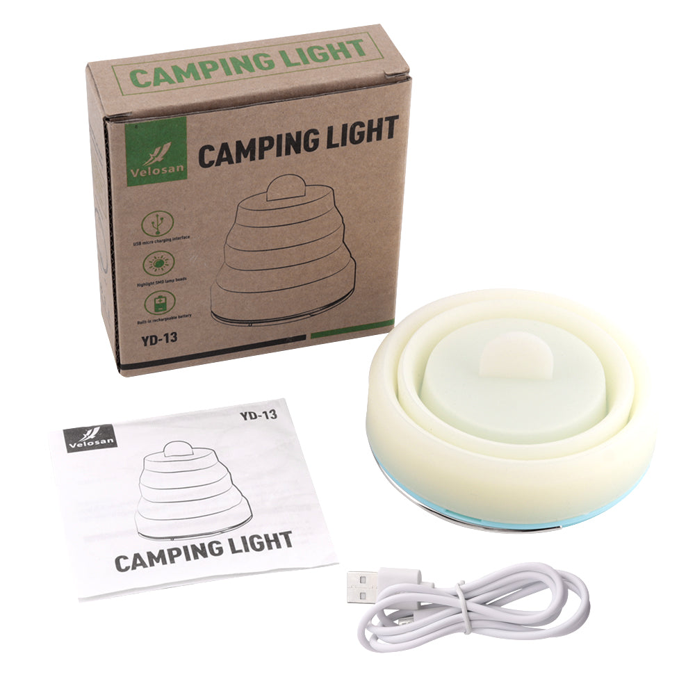 Collapsible USB Rechargeable LED Camping Lantern by HitMyNeed