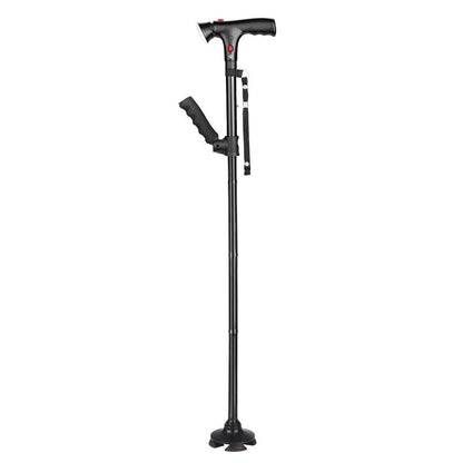 Collapsible Walking Cane with LED Light and Alarm by HitMyNeed