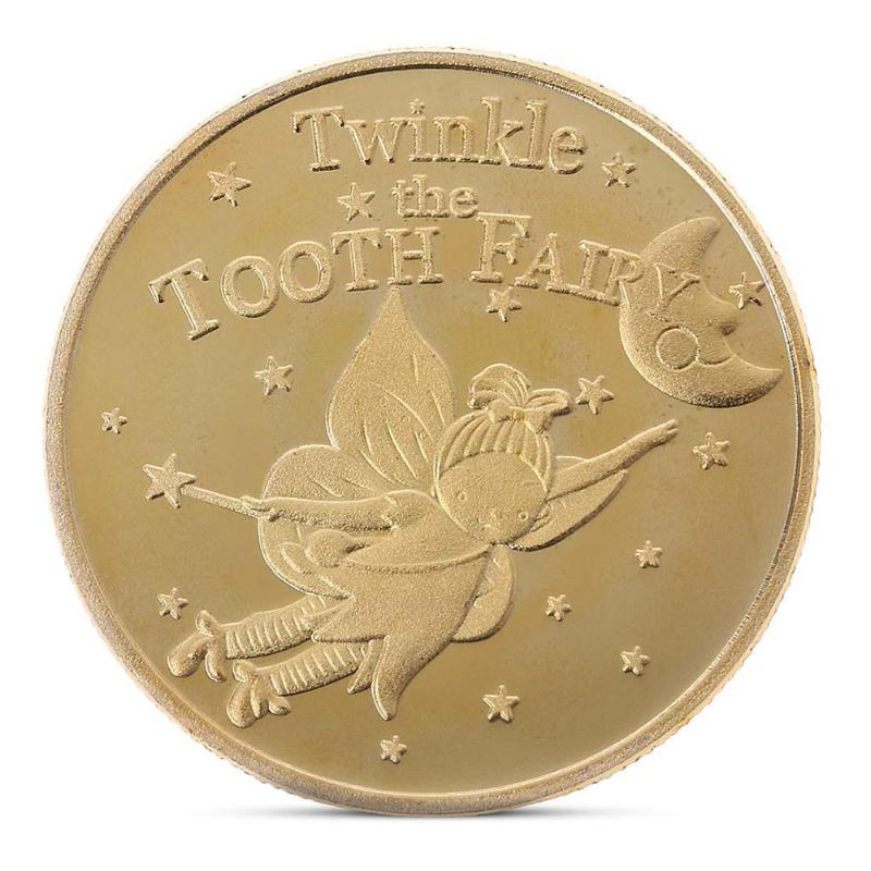 Collectible Metal Tooth Fairy Coin for Kids by HitMyNeed