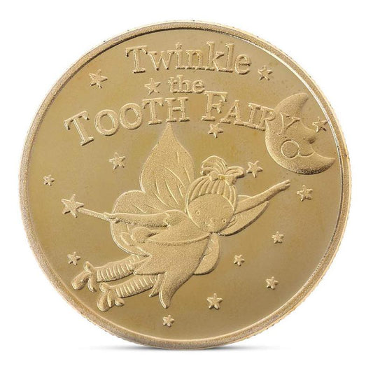 Collectible Metal Tooth Fairy Coin for Kids by HitMyNeed