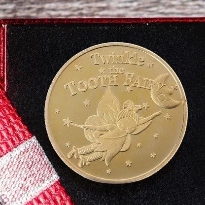 Collectible Metal Tooth Fairy Coin for Kids by HitMyNeed