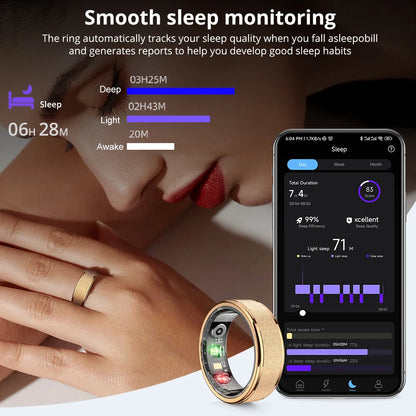 COLMI R10 Smart Ring with Charging Case, 5ATM, Sleep & Fitness by HitMyNeed