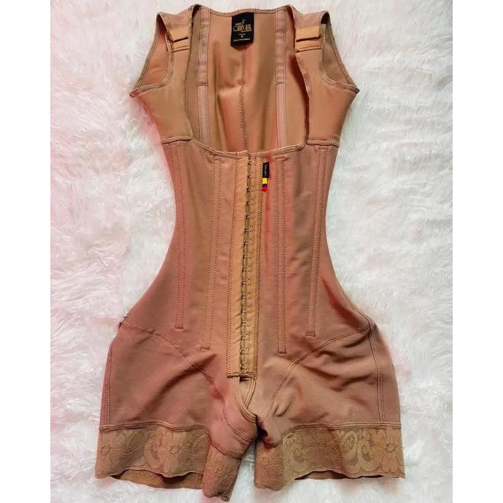 Colombian BBL Post-Surgery Body Shaper Bodysuit brown m by HitMyNeed
