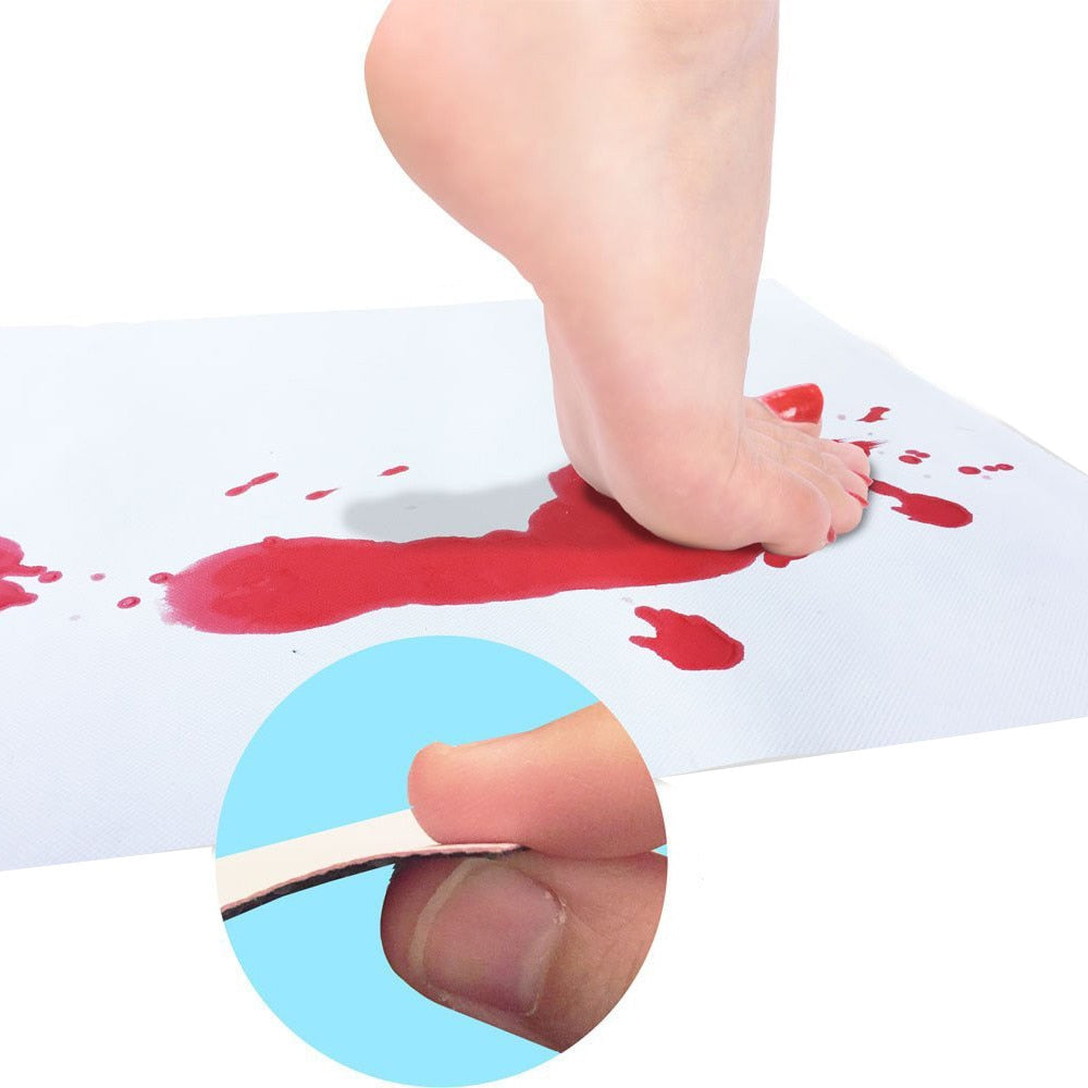 Color-Changing Bloody Bathroom Rug Mat by HitMyNeed