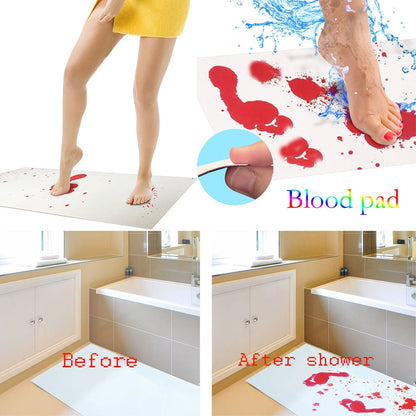 Color-Changing Bloody Bathroom Rug Mat by HitMyNeed