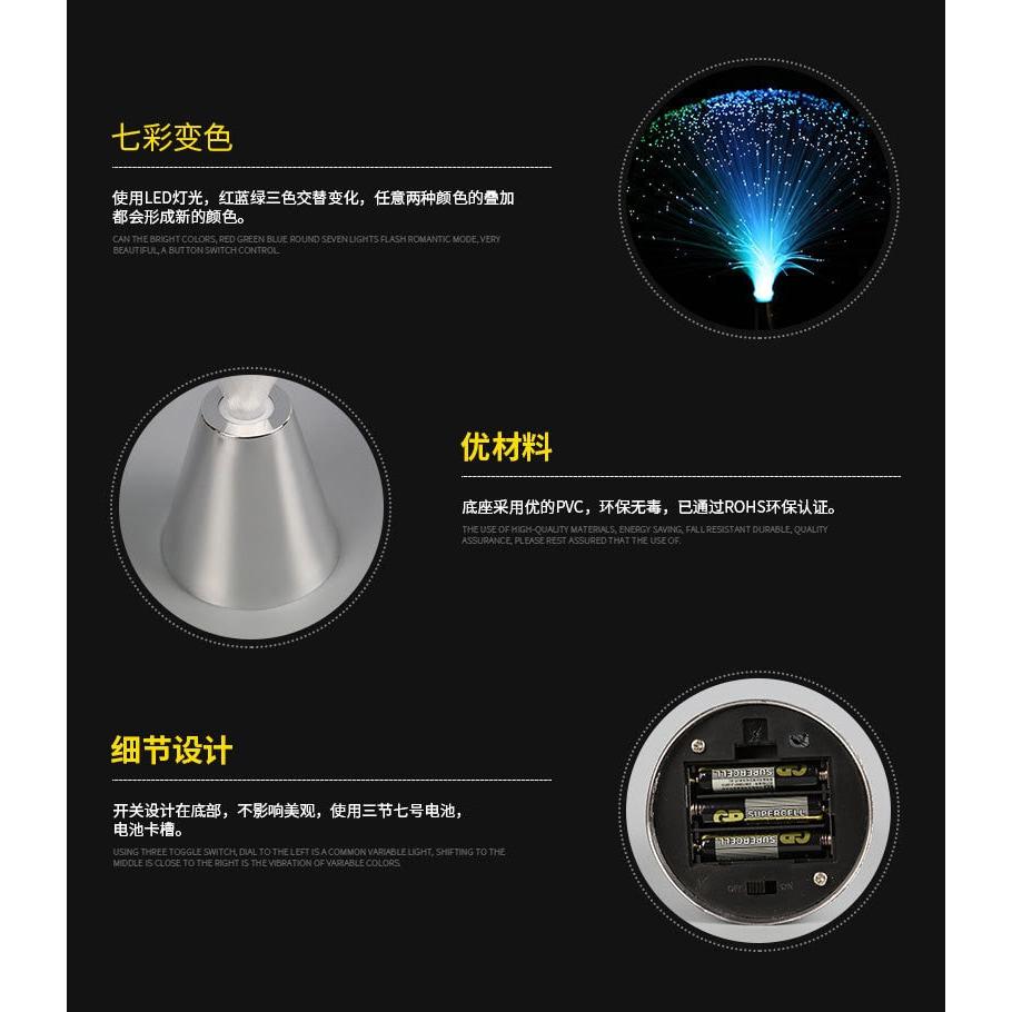 Color-Changing Fiber Optic Decor Lamp by HitMyNeed