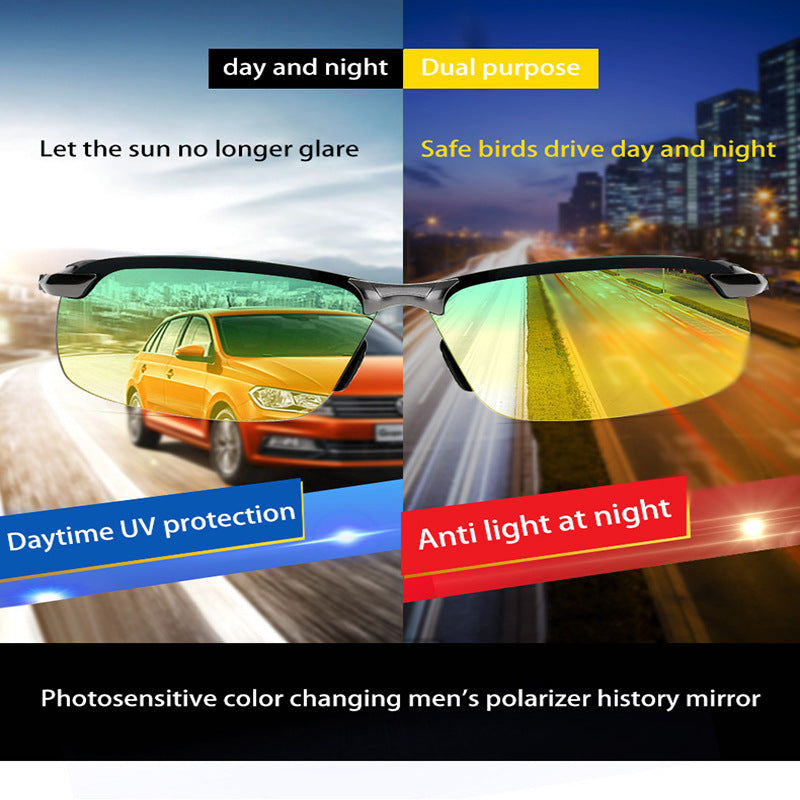 Color Changing Polarized Night Driving Sunglasses by HitMyNeed