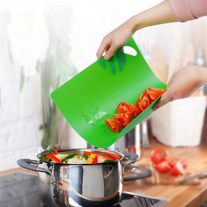 Color-Coded Plastic Chopping Board Set (6 Piece) by HitMyNeed