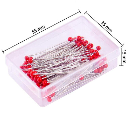 Colored Head Sewing Pins, 38mm Steel, 1000-Pack by HitMyNeed