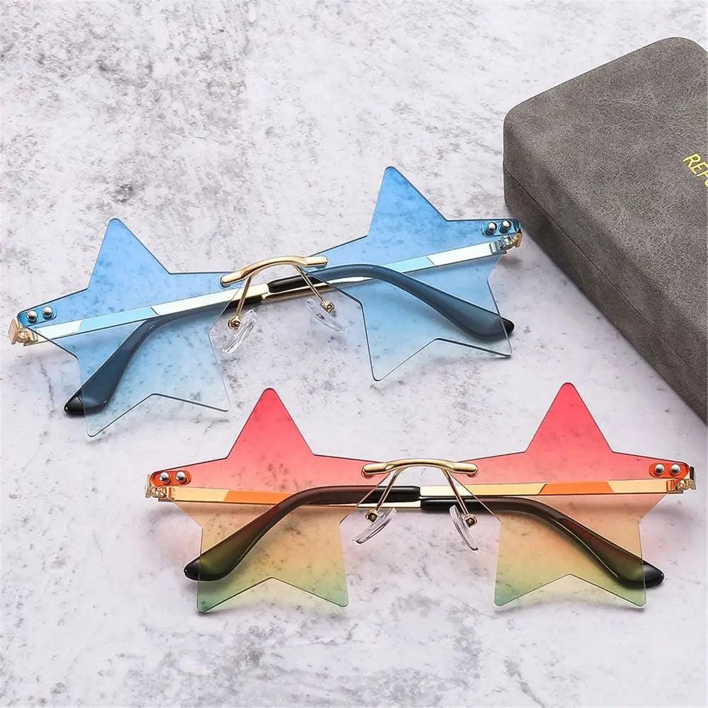 Colored Lens Star Shaped Eyeglasses with UV Protection by HitMyNeed