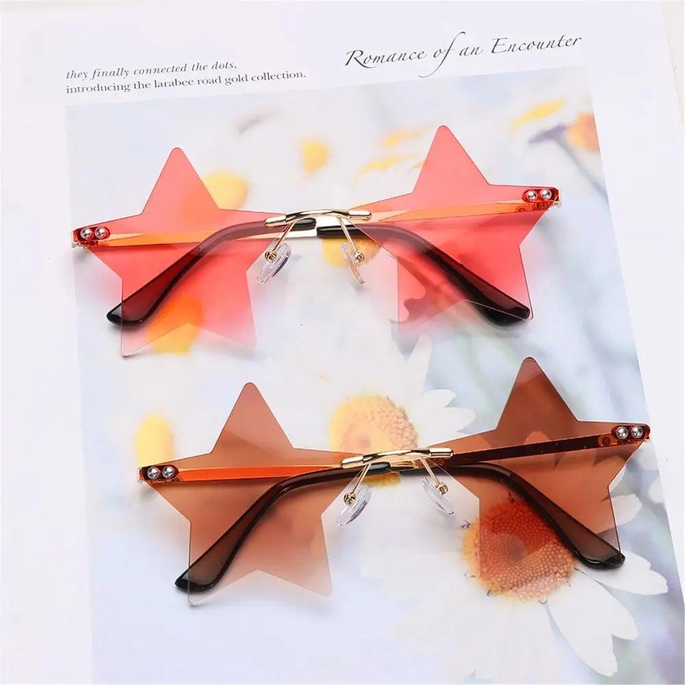Colored Lens Star Shaped Eyeglasses with UV Protection by HitMyNeed