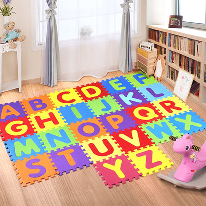 Colorful Alphabet EVA Puzzle Mat - 26 Interlocking Tiles by HitMyNeed