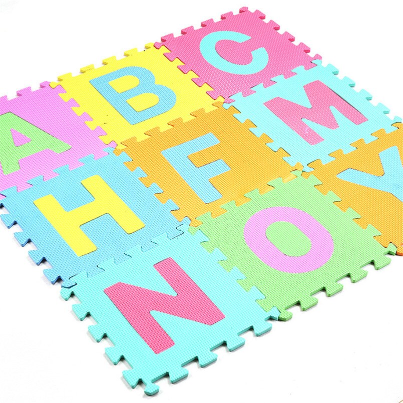 Colorful Alphabet EVA Puzzle Mat - 26 Interlocking Tiles by HitMyNeed