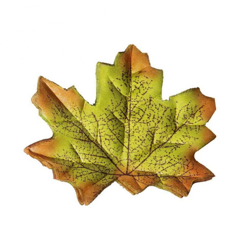 Colorful Artificial Autumn Leaves 50-Piece Set by HitMyNeed