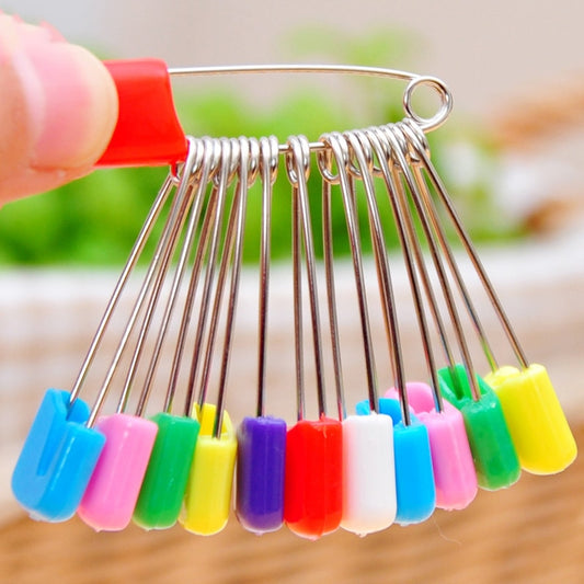 Colorful Baby Cloth Diaper Pins Set (15 Pack) by HitMyNeed