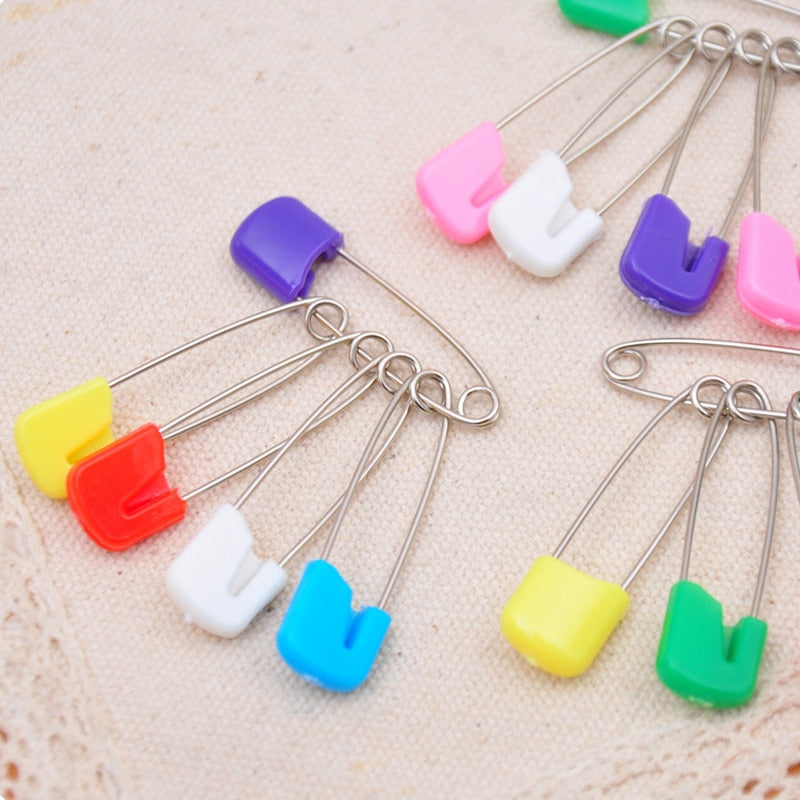 Colorful Baby Cloth Diaper Pins Set (15 Pack) by HitMyNeed