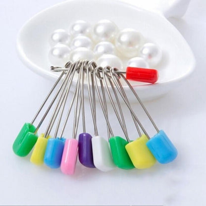 Colorful Baby Cloth Diaper Pins Set (15 Pack) by HitMyNeed