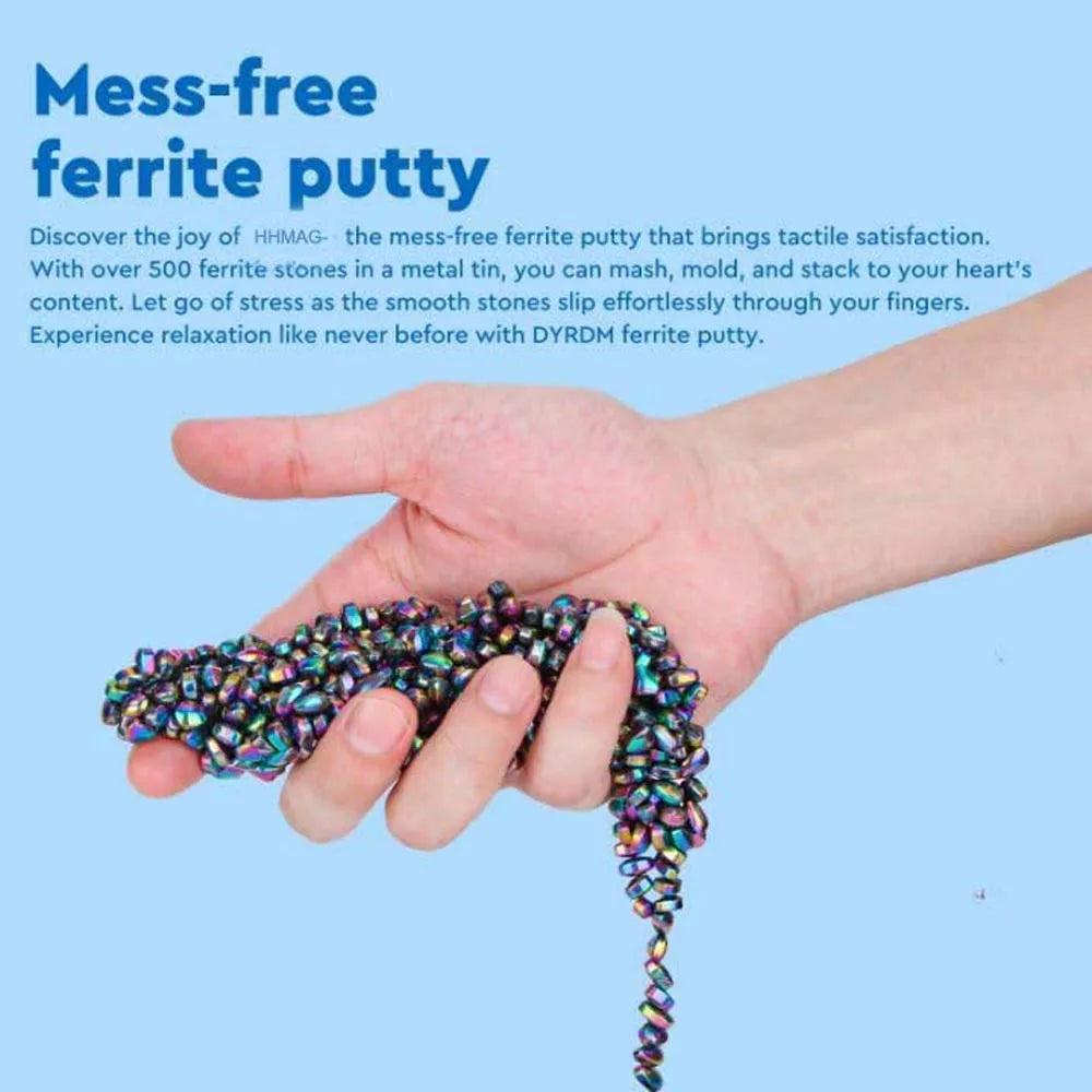 Colorful Ferrite Putty with 500+ Magnetic Stones by HitMyNeed