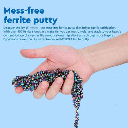 Colorful Ferrite Putty with 500+ Magnetic Stones by HitMyNeed