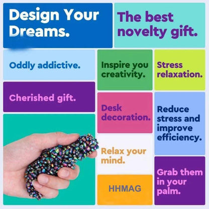 Colorful Ferrite Putty with 500+ Magnetic Stones by HitMyNeed