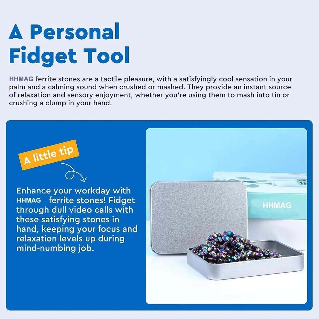 Colorful Ferrite Putty with 500+ Magnetic Stones by HitMyNeed