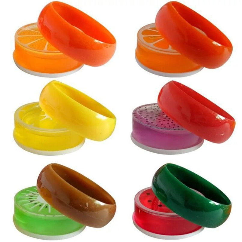 Colorful Fruit Slime Set for Kids (6 Pieces) by HitMyNeed