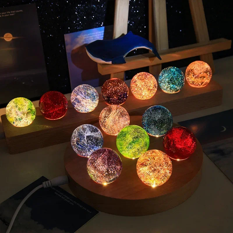 Colorful Glass Planet Star Ball Home Decoration by HitMyNeed