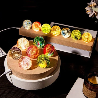 Colorful Glass Planet Star Ball Home Decoration by HitMyNeed