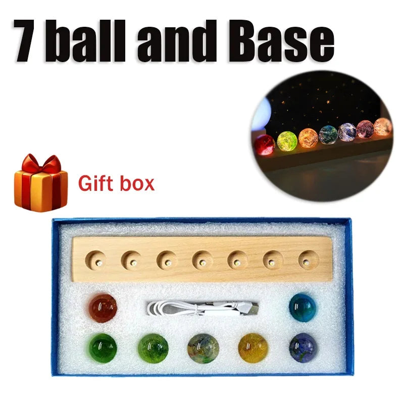 Colorful Glass Planet Star Ball Home Decoration by HitMyNeed