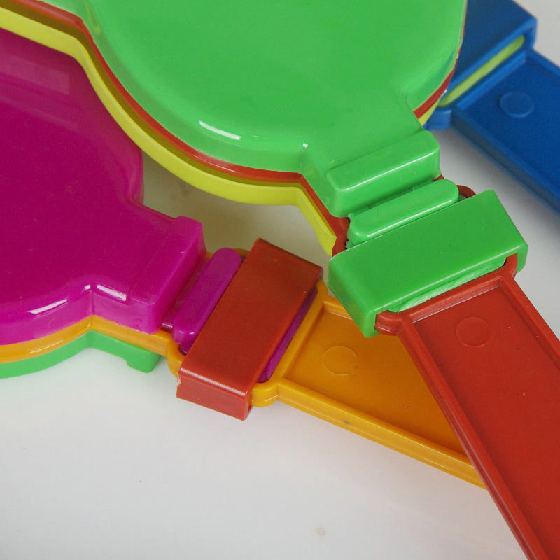Colorful Hand Clapping Toy for Kids, 19cm by HitMyNeed