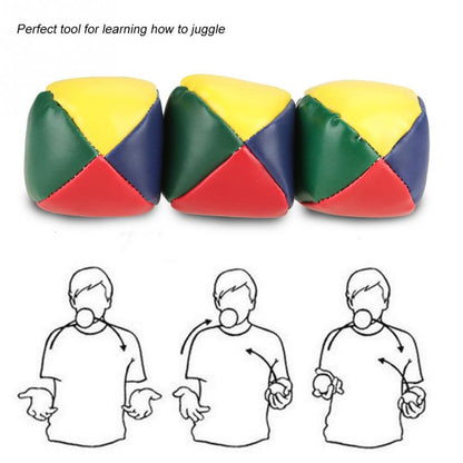 Colorful Juggling Balls Set of 3 for Beginners by HitMyNeed
