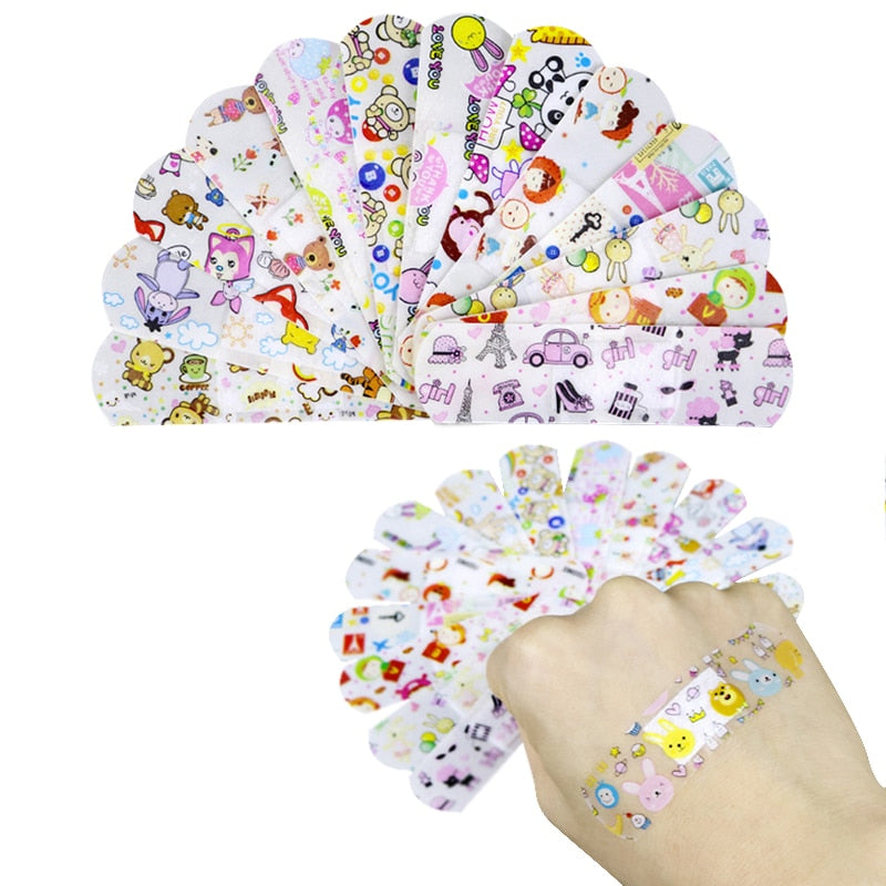 Colorful Kids Bandages, Waterproof (120 Pack) by HitMyNeed