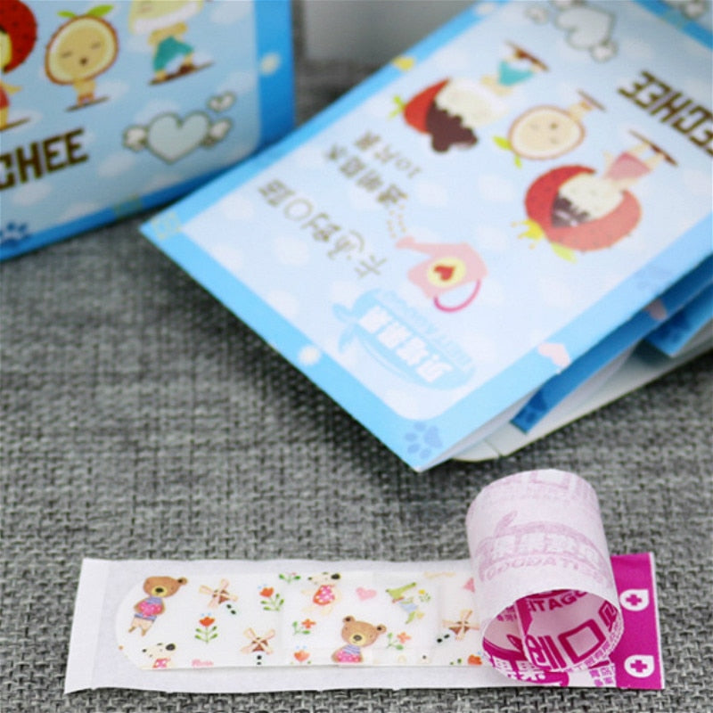 Colorful Kids Bandages, Waterproof (120 Pack) by HitMyNeed