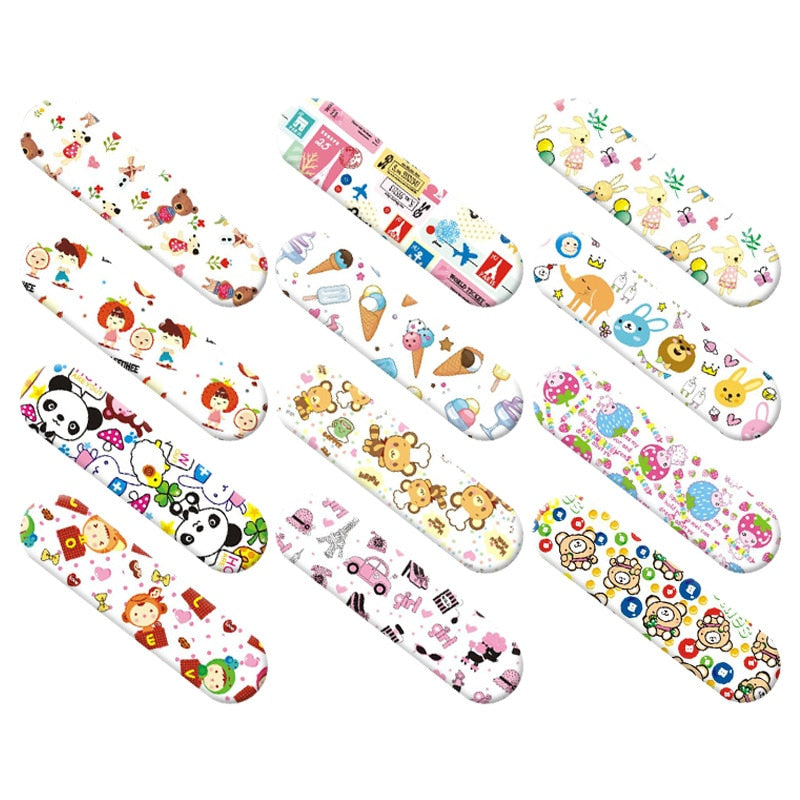 Colorful Kids Bandages, Waterproof (120 Pack) by HitMyNeed