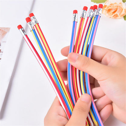 Colorful Kids Bendy Pencils Set (10 Pack) by HitMyNeed