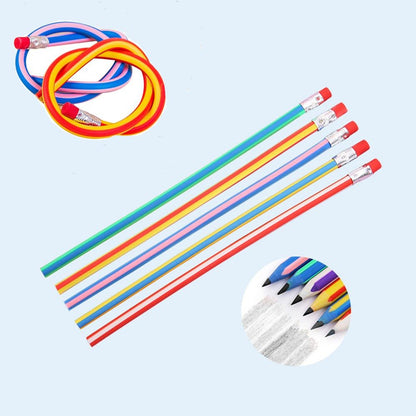 Colorful Kids Bendy Pencils Set (10 Pack) by HitMyNeed
