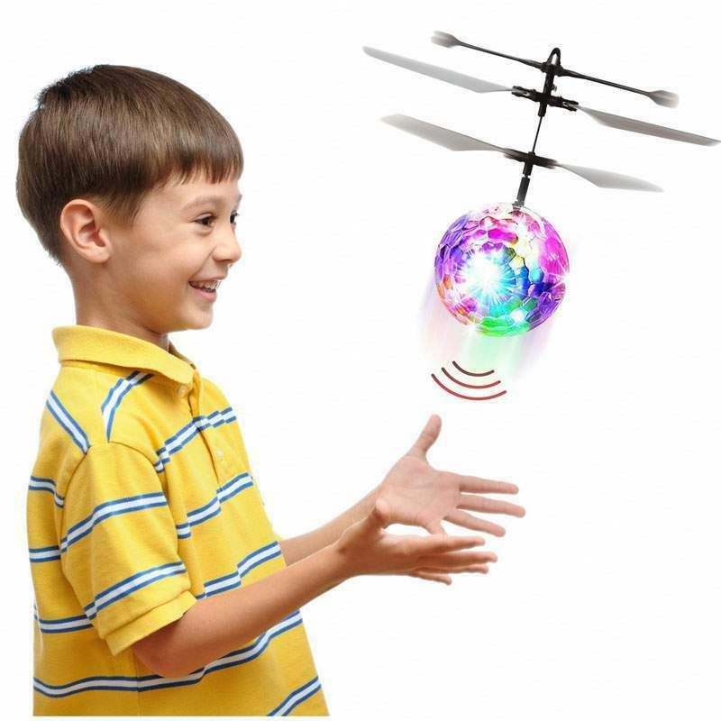 Colorful LED Induction Flying Ball Drone Toy by HitMyNeed