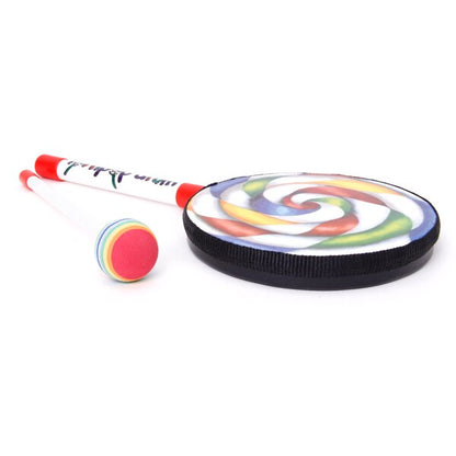Colorful Lollipop Hand Drum with Drumstick by HitMyNeed