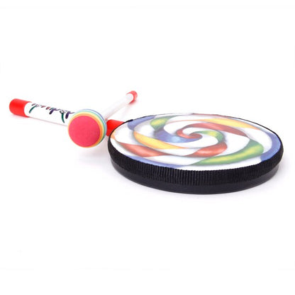 Colorful Lollipop Hand Drum with Drumstick by HitMyNeed