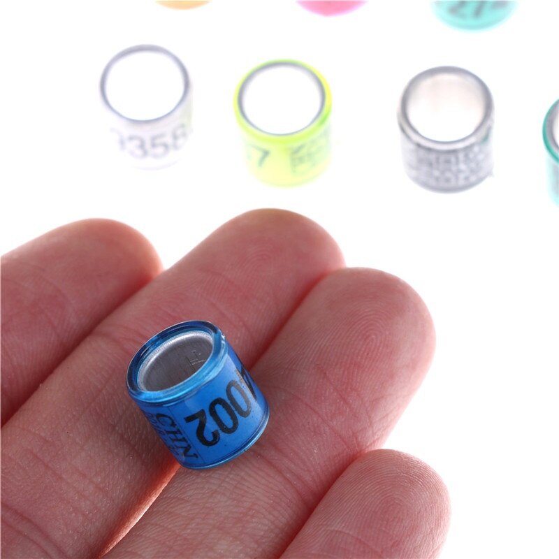 Colorful Numbered Pigeon Leg Bands with QR (20pcs) by HitMyNeed