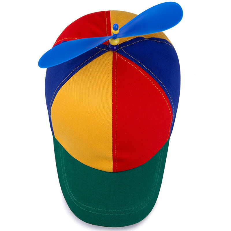 Colorful Propeller Hat Adjustable Cotton Snapback by HitMyNeed