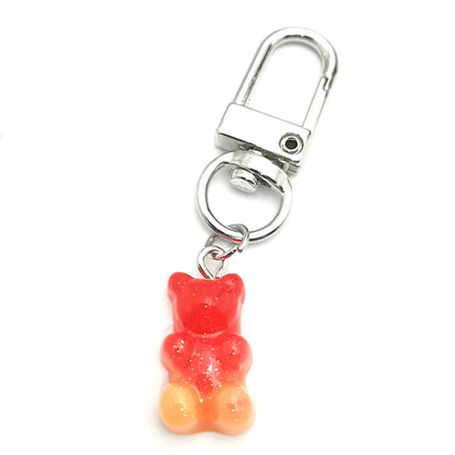 Colorful Resin Gummy Bear Keychain 1-1063 by HitMyNeed