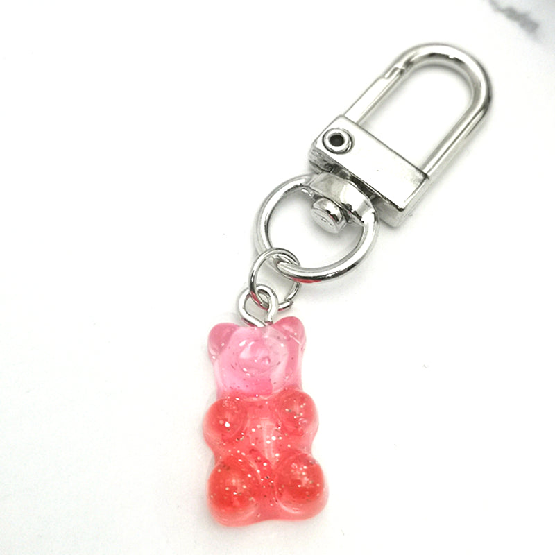 Colorful Resin Gummy Bear Keychain 1-1254 by HitMyNeed