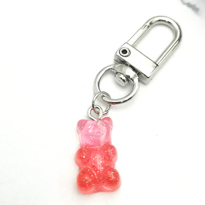 Colorful Resin Gummy Bear Keychain 1-1254 by HitMyNeed