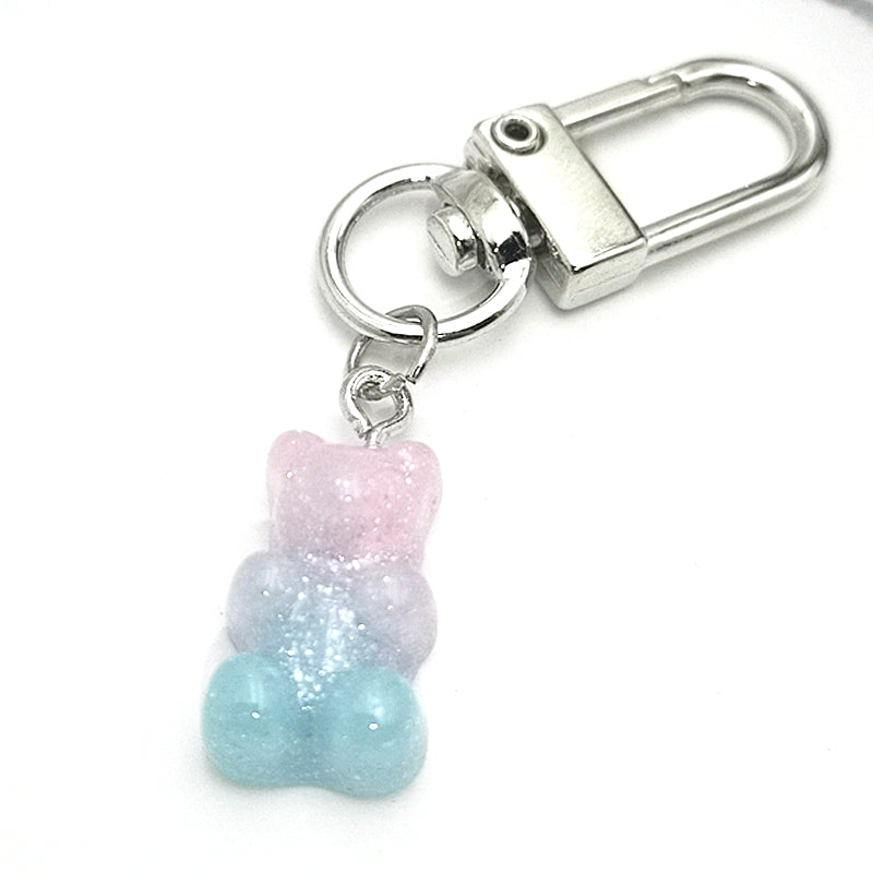 Colorful Resin Gummy Bear Keychain 1-200661262 by HitMyNeed