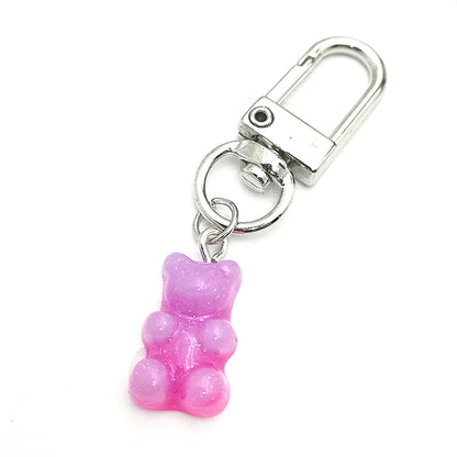 Colorful Resin Gummy Bear Keychain 1-202243814 by HitMyNeed