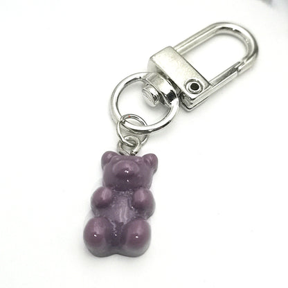 Colorful Resin Gummy Bear Keychain 1-202614811 by HitMyNeed