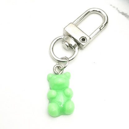 Colorful Resin Gummy Bear Keychain 1-203006834 by HitMyNeed