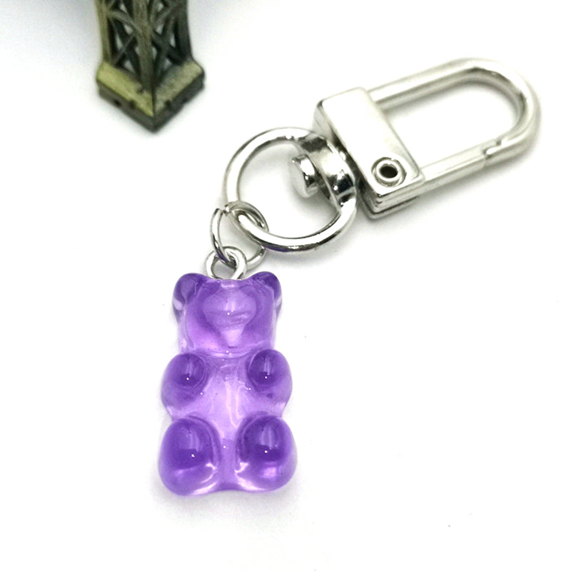 Colorful Resin Gummy Bear Keychain 1-365458 by HitMyNeed