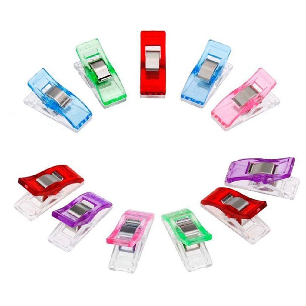 Colorful Sewing Clips Set, 100 pcs by HitMyNeed